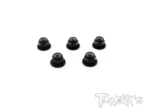 DADI ALLUMINIO M3 FLANGIATI (BLACK) 5pz