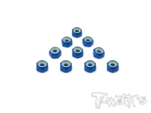 T-Work's DADI ALLUMINIO M3 BASSI (BLU) 10pz