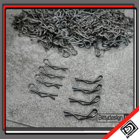 CLIPS CARROZZERIA 1:8 (4dx + 4sx) BLACK