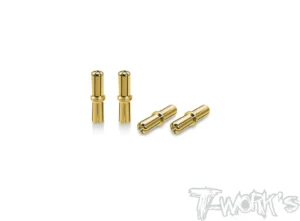 CONNETTORI DORATI DOPPIO 5mm (4pz)