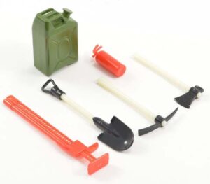 SET ATTREZZI VERNICIATI IN SCALA (6pz)