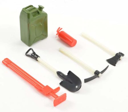 SET ATTREZZI VERNICIATI IN SCALA (6pz)