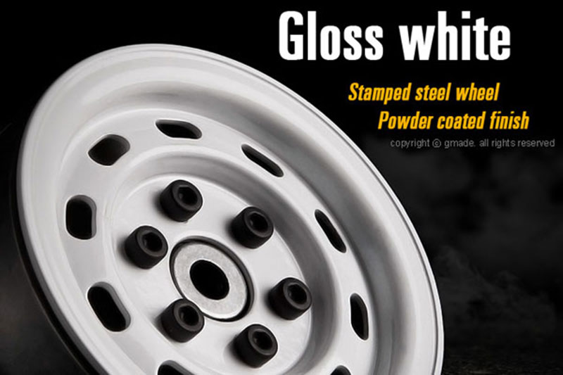 GMADE CERCHI B/LOCK SR02 ACCIAIO WHITE - immagine 5