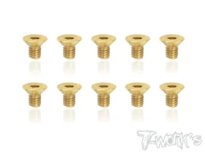 T-Work's 3x5mm VITI SVASATE ACCIAO GOLD 10pz