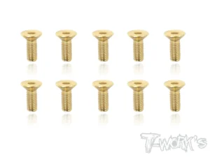 T-Work's 3x8mm VITI SVASATE ACCIAO GOLD 10pz