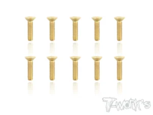 T-Work's 3x12mm VITI SVASATE ACCIAO GOLD 10pz