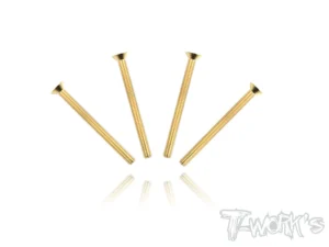 T-Work's 3x35mm VITI SVASATE ACCIAO GOLD 4pz