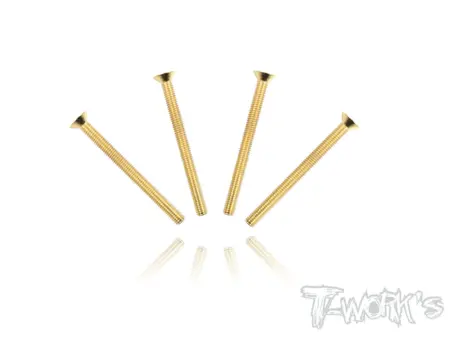 T-Work's 3x35mm VITI SVASATE ACCIAO GOLD 4pz