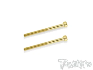 T-Work's 3x40mm VITI TESTA CILINDRO ACCIAO GOLD 2pz