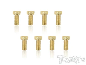 T-Work's 4x10mm VITI TESTA CILINDRO ACCIAO GOLD 8