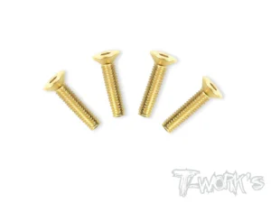 T-Work's 4x18mm VITI SVASATE ACCIAO GOLD 4pz