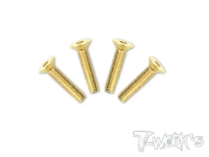 T-Work's 4x20mm VITI SVASATE ACCIAO GOLD 4pz
