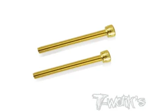 T-Work's 4x40mm VITI TESTA CILINDRO ACCIAO GOLD 2pz
