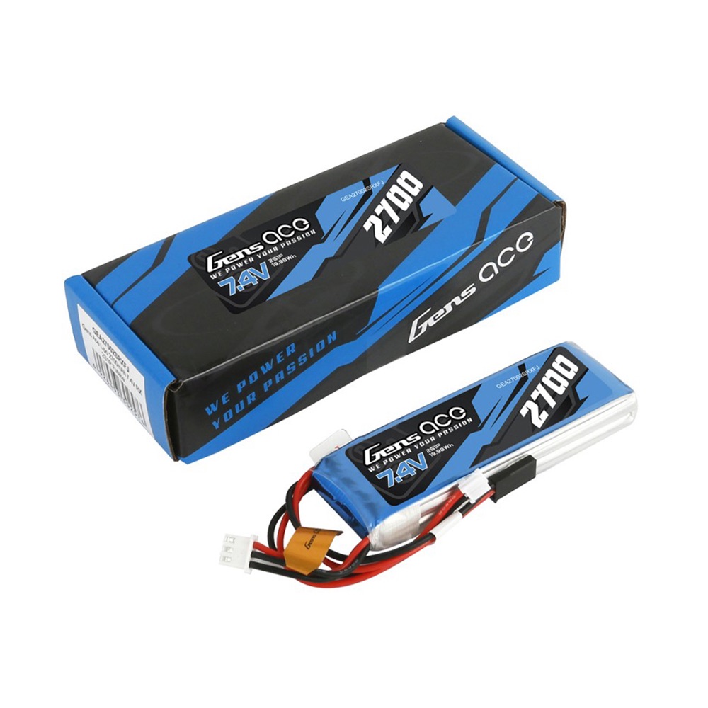 GENS ACE LIPO RX/TX 2S 2700mAh 7,4V (GEA27002SRXFJ) - immagine 3