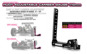 HUDY MISURATORE CAMBER -5/+10° 110mm