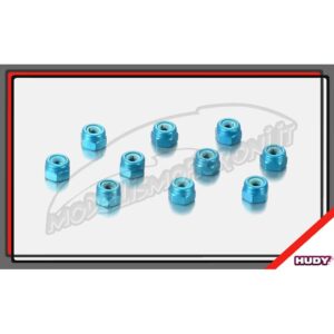 DADI 3MM ALLUMINIO BLU HUDY