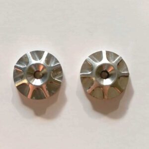 RONDELLE FERMA ALETTONE ALUMINIO M3 SILVER LIGHT (2pz)