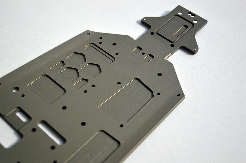 TELAIO ERGAL 3mm HARD COATED KYOSHO MP10 TKI - immagine 4