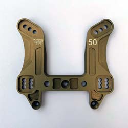 SUPPORTO AMMORTIZZATORI ANTERIORE 50mm HARD COATING KYOSHO MP10 TKI2 (OT-UR933)