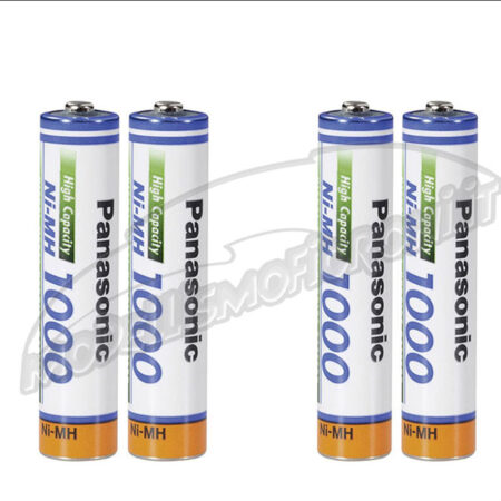 BATTERIE MINI STILO SANYO 1000mAh 4pz