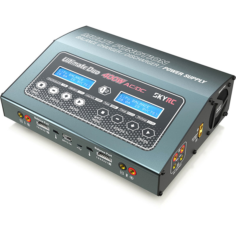 D400 DUAL CHARGER 12/220V 1-6S 20A 400W