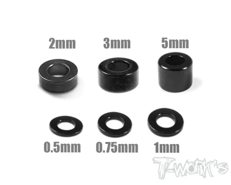 RONDELLE BLACK 3mm 05/075/1/2/3/5mm 24pz