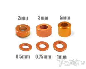 RONDELLE ORANGE 4mm 05/075/1/2/3/5mm 24pz