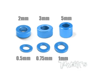 RONDELLE BLU 3mm 05/075/1/2/3/5mm 24pz
