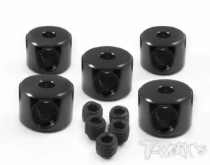 COLLARINI FORO 3mm ALU(BLACK) 5pz