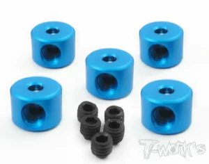 COLLARINI FORO 2mm ALU(BLU) 5pz