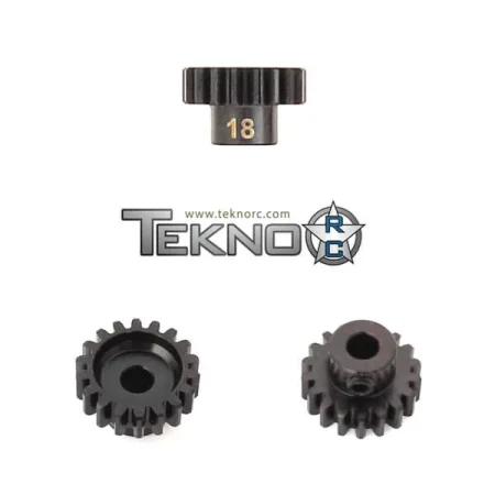 PIGNONE 18T MODULO 1 CON GRANO 5mm