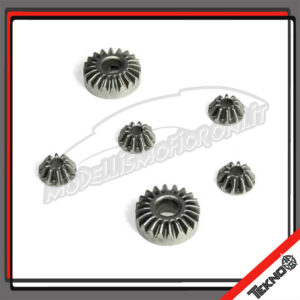 SET INGRANAGGI DIFF ACCIAIO EB410/SCT SL