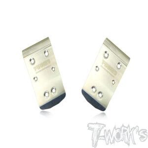 SKID PLATE ANT ACCIAO (TEKNO EB/NB) 2pz