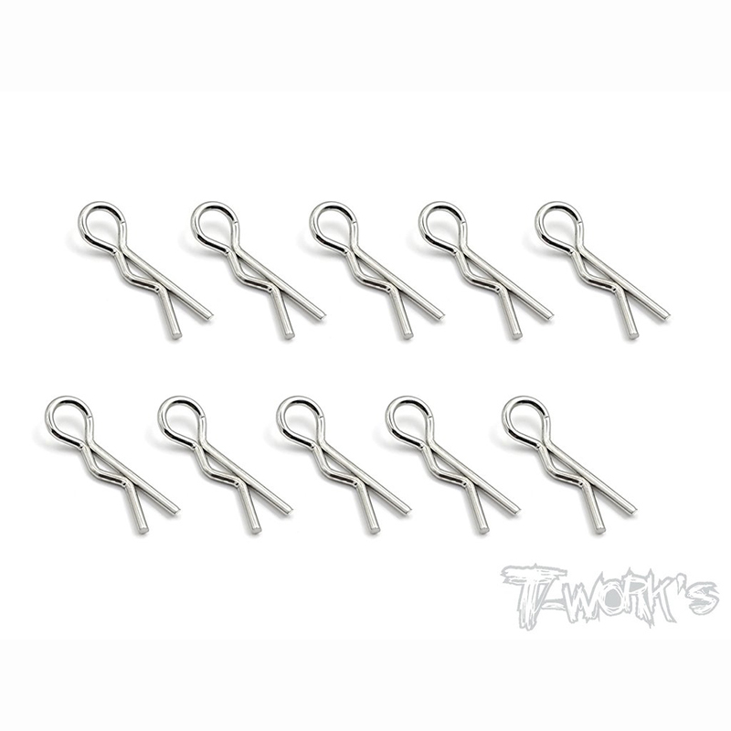 CLIPS CARROZZERIA L (SILVER) 10pz