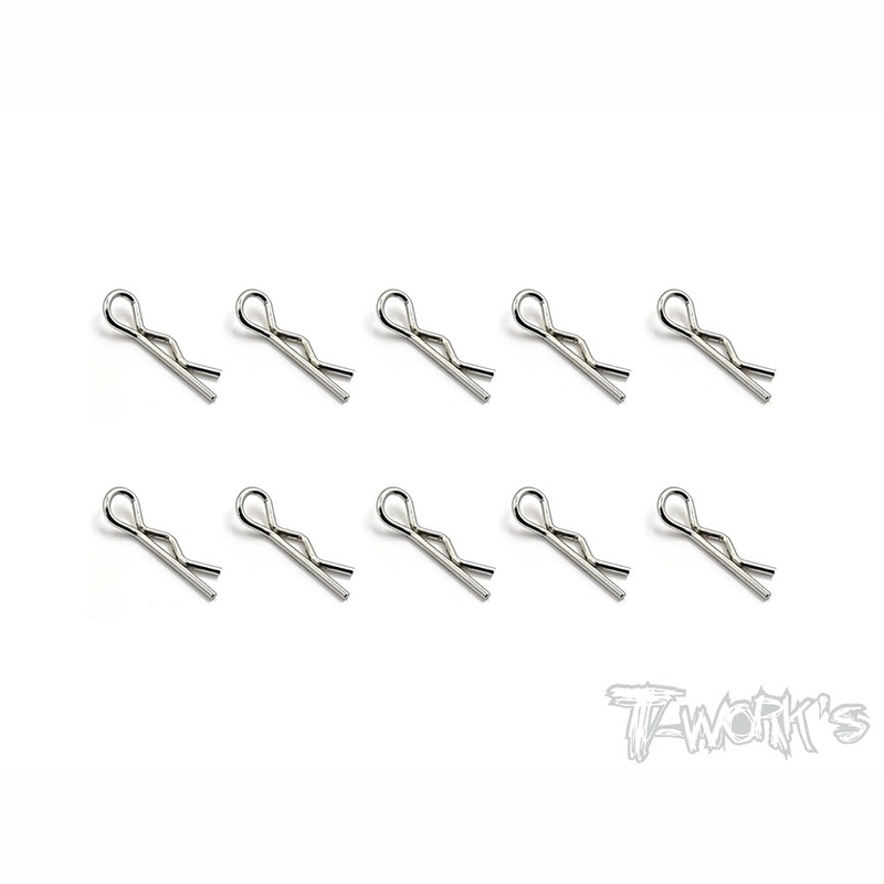 CLIPS CARROZZERIA S (SILVER) 10pz