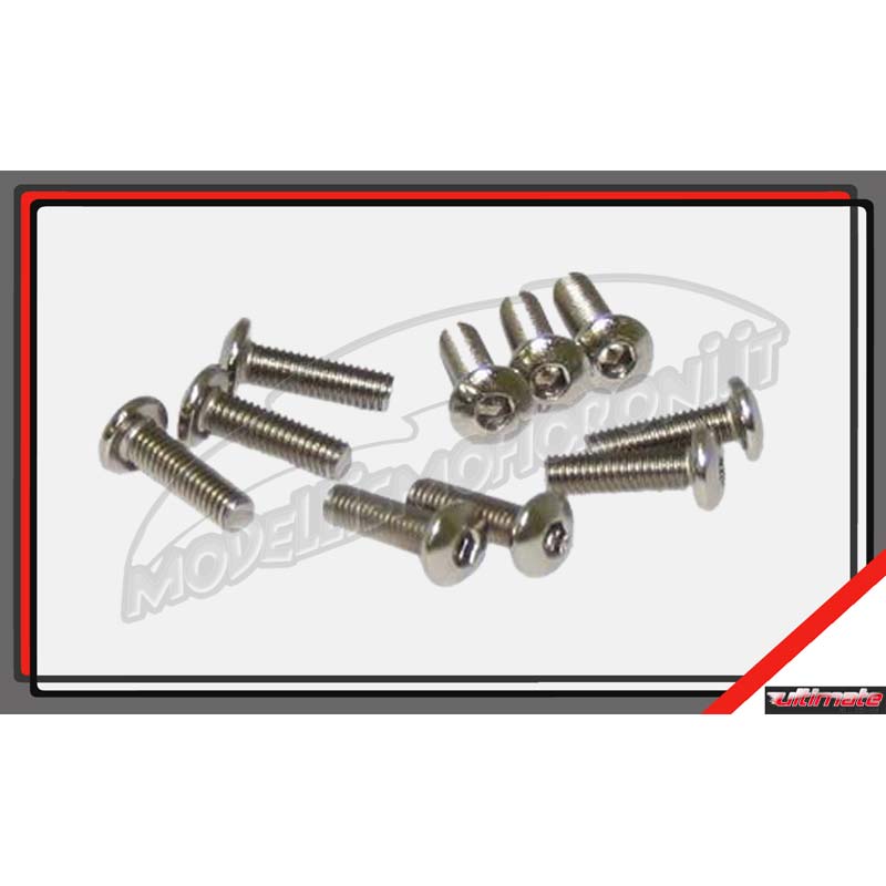 VITE M3X10 TESTA BOMBATA (10PZ)