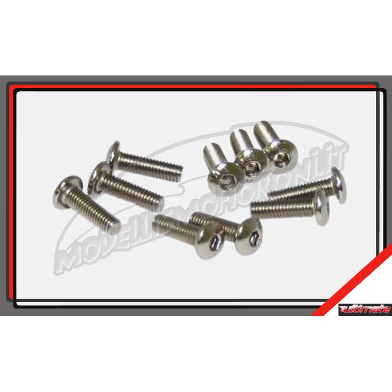 VITE M3X12MM TESTA BOMBATA (10PZ)