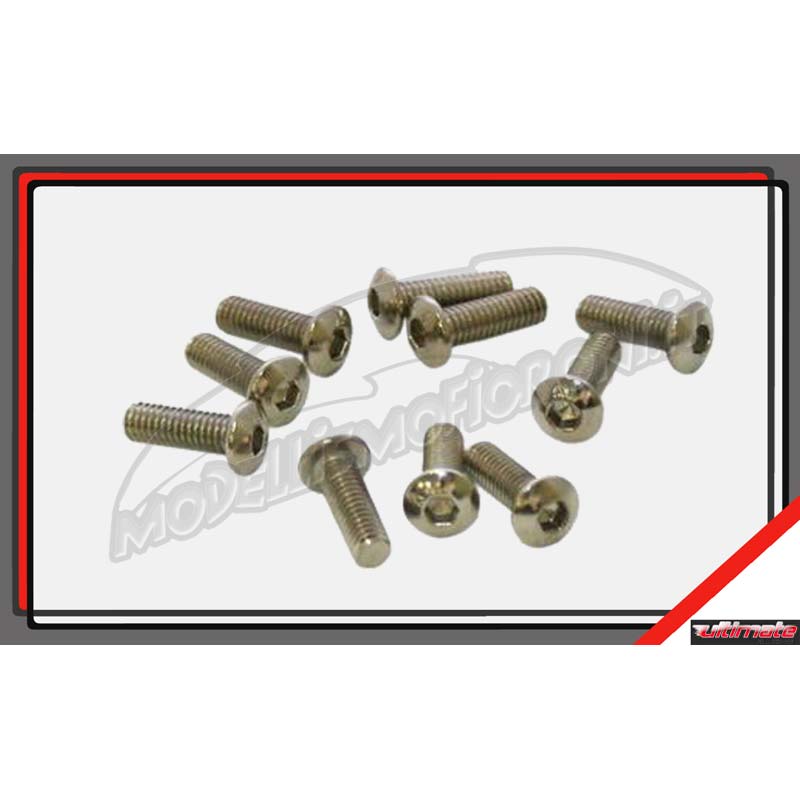 VITE M4X10MM TESTA BOMBATA (10PZ)