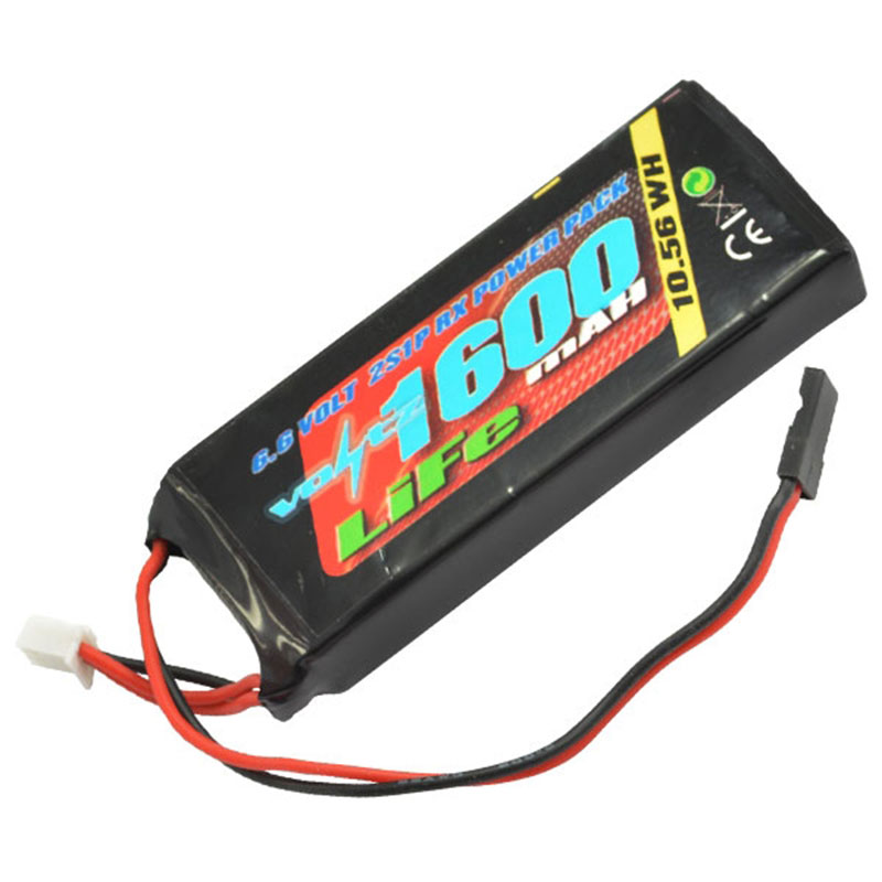 VOLTZ RX 6.6V 1600mAh LIFE IN-LINE PACK (VZ0250)