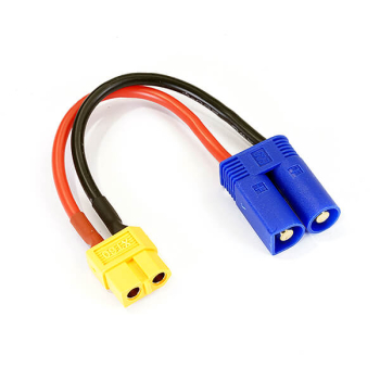 CONNETTORE XT60 FEMMINA CON EC5 MASCHIO