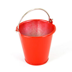 SECCHIELLO ROSSO METALLO LARGE