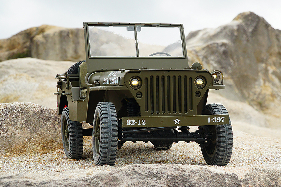 JEEP WILLYS 1941 SCALA 1/6 RTR MONTATA (ROC001RS) - immagine 2