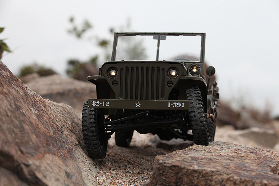 JEEP WILLYS 1941 SCALA 1/6 RTR MONTATA (ROC001RS) - immagine 11