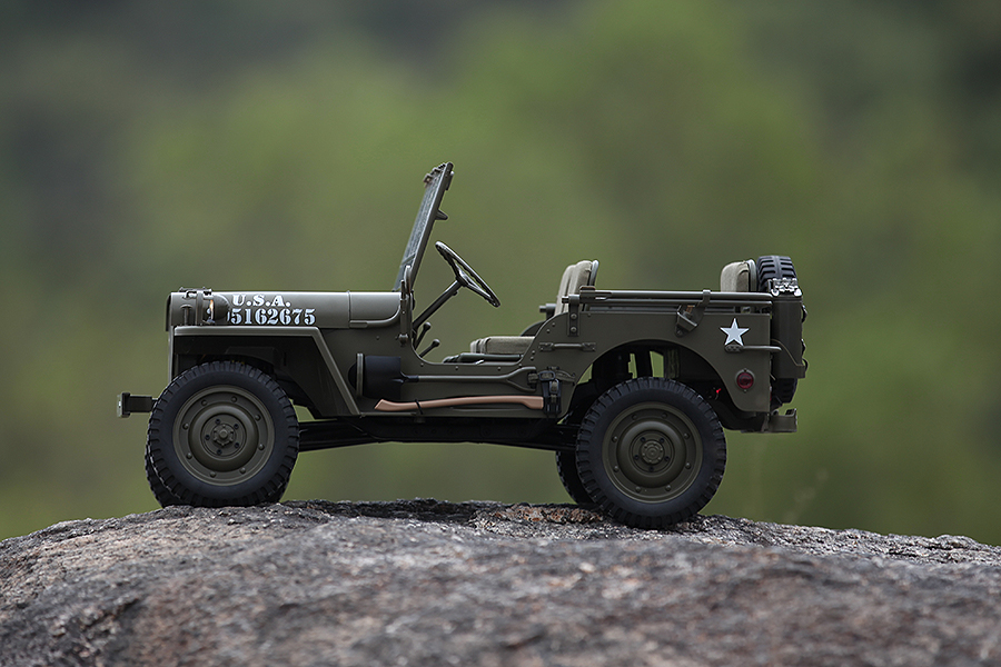 JEEP WILLYS 1941 SCALA 1/6 RTR MONTATA (ROC001RS) - immagine 14