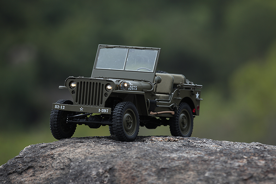 JEEP WILLYS 1941 SCALA 1/6 RTR MONTATA (ROC001RS) - immagine 15