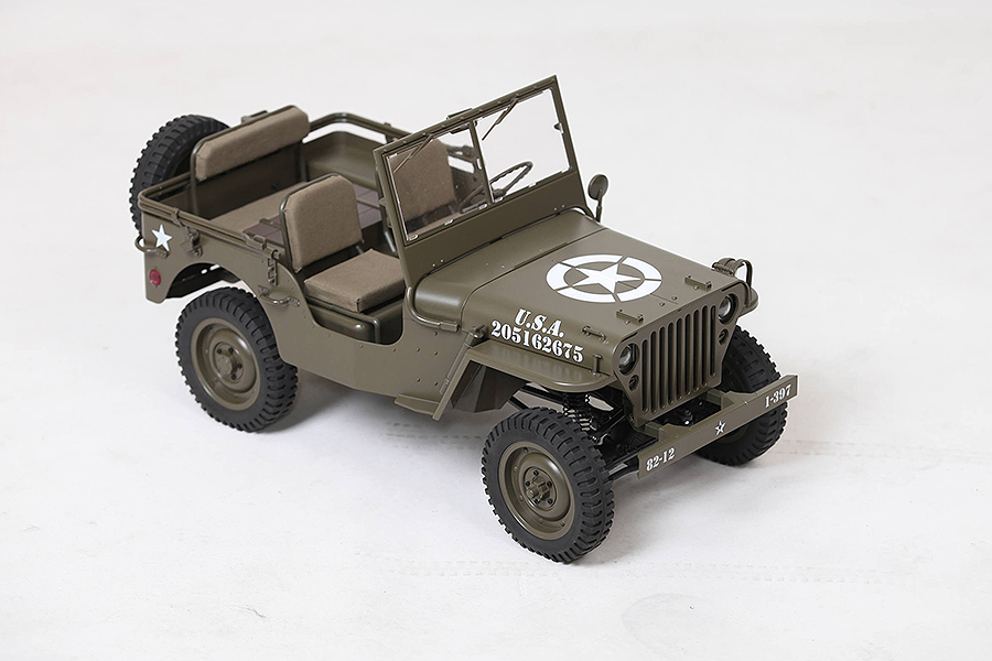 JEEP WILLYS 1941 SCALA 1/6 RTR MONTATA (ROC001RS) - immagine 28