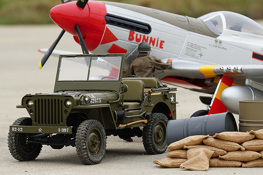JEEP WILLYS 1941 SCALA 1/6 RTR MONTATA (ROC001RS) - immagine 3