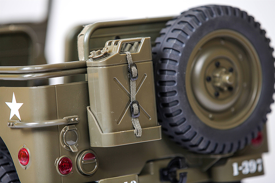 JEEP WILLYS 1941 SCALA 1/6 RTR MONTATA (ROC001RS) - immagine 30