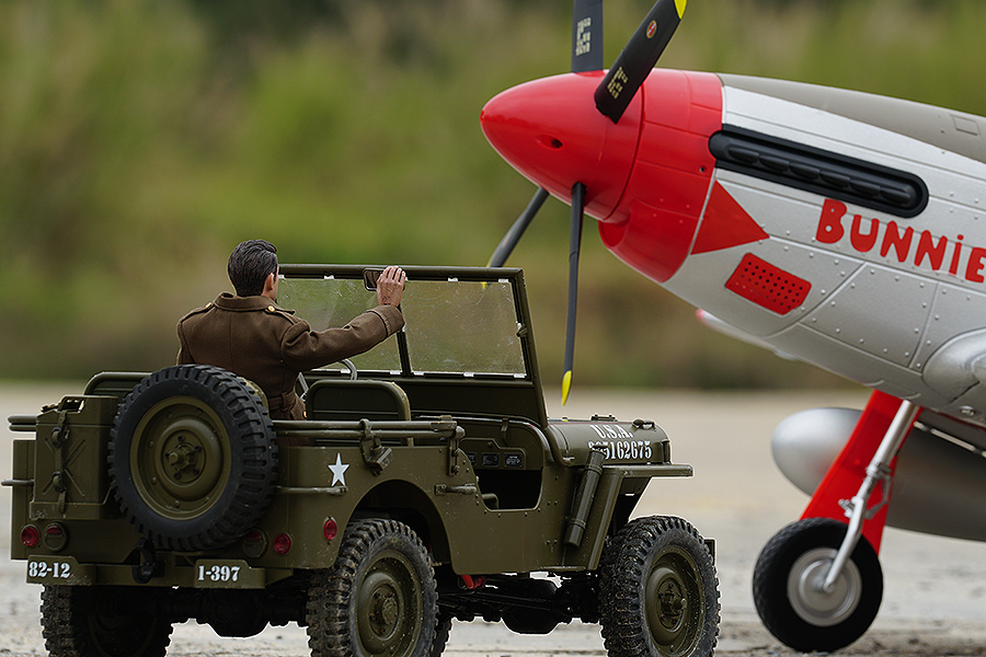 JEEP WILLYS 1941 SCALA 1/6 RTR MONTATA (ROC001RS) - immagine 5