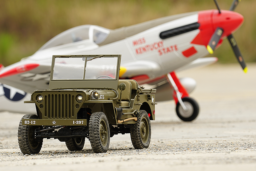 JEEP WILLYS 1941 SCALA 1/6 RTR MONTATA (ROC001RS) - immagine 6